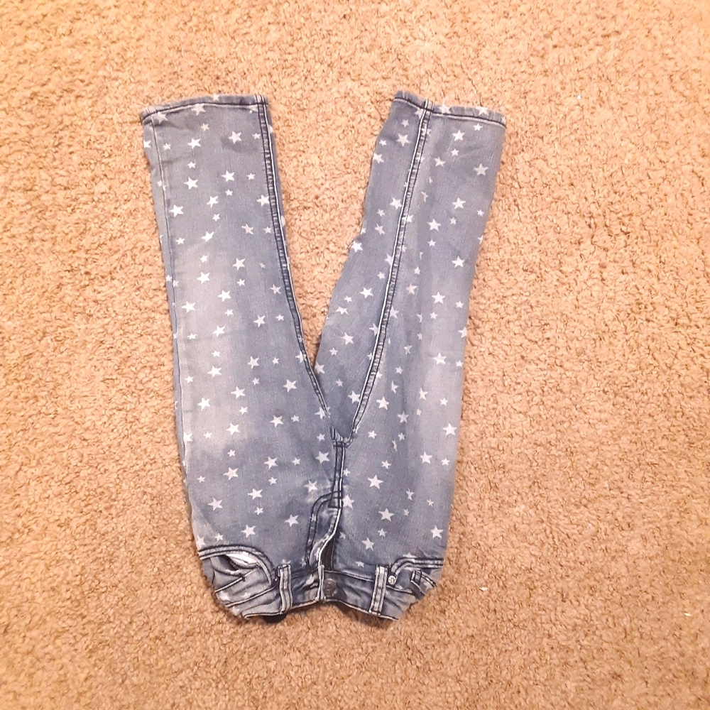Star patterned capri Jean's